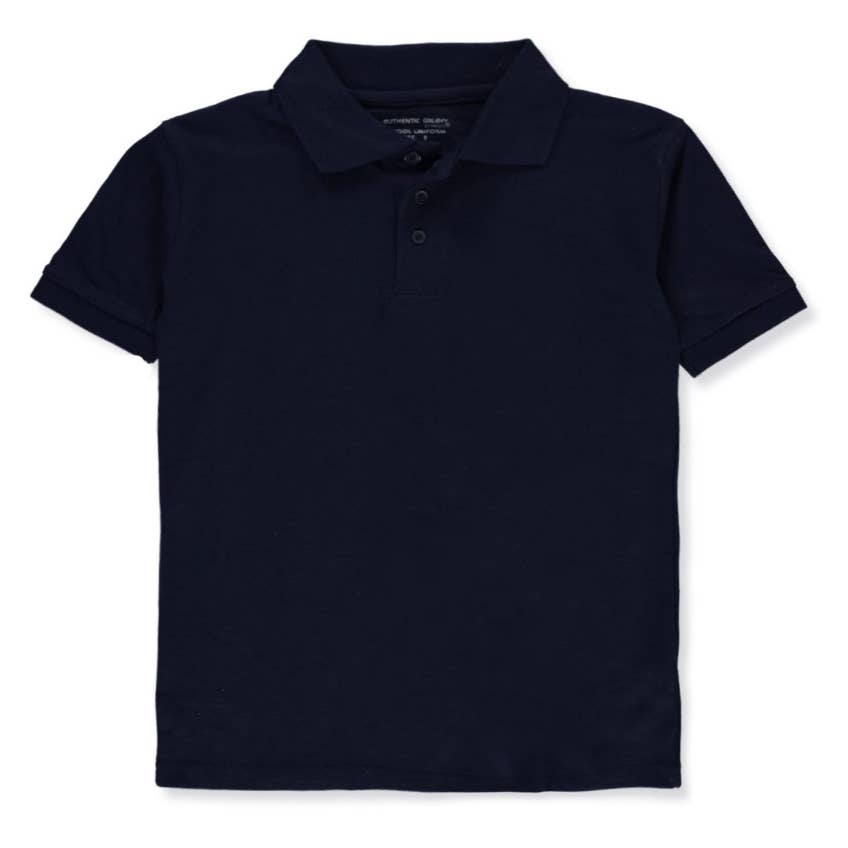 Galaxy Unifrom Boys Short Sleeved Pique Polo Shirt